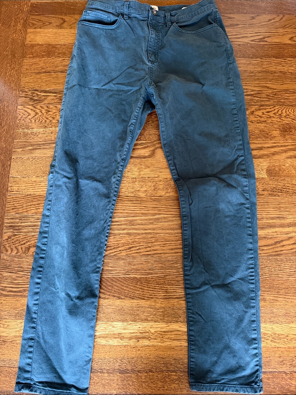 Flint and Tinder Men's Slim Fit Dark Teal Jeans